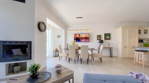 House, 3 Bedrooms | Living area | Flat-screen TV