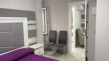 Apartment, 1 Bedroom | 1 bedroom, minibar, desk, laptop workspace