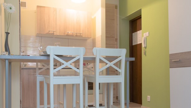 Standard Studio | In-room dining - Apartament Aleja Fontann (Szczecin)