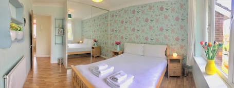 2 habitaciones, ropa de cama de alta calidad y decoración personalizada