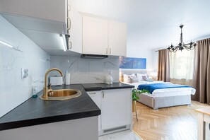 1 Schlafzimmer, Bügeleisen/Bügelbrett, kostenloses WLAN, Bettwäsche