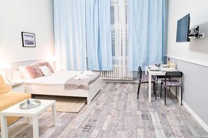 Luxury Triple Room | Living area - Morning Star Rooms (Szczecin)