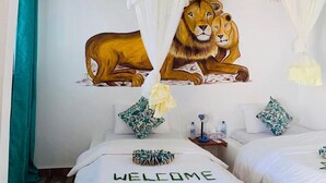 Comfort Twin Room | In-room safe, free WiFi, individually furnished, bed sheets - The Star Hotel & Sports Bar Zanzibar (Jambiani)