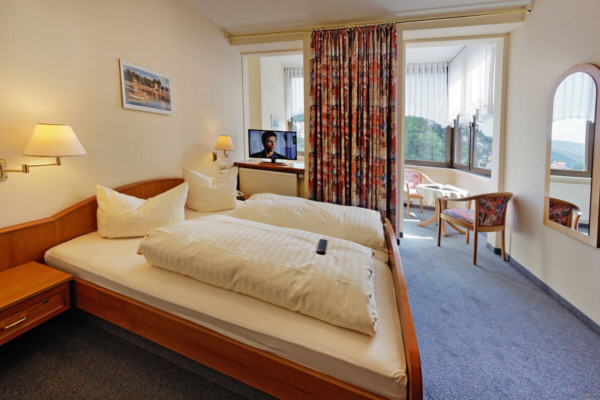 double room, city view, annex building | 1 bedroom, premium bedding, blackout curtains, soundproofing