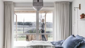 Doppia Deluxe, terrazzo | Biancheria da letto di alta qualità, copriletto in piuma