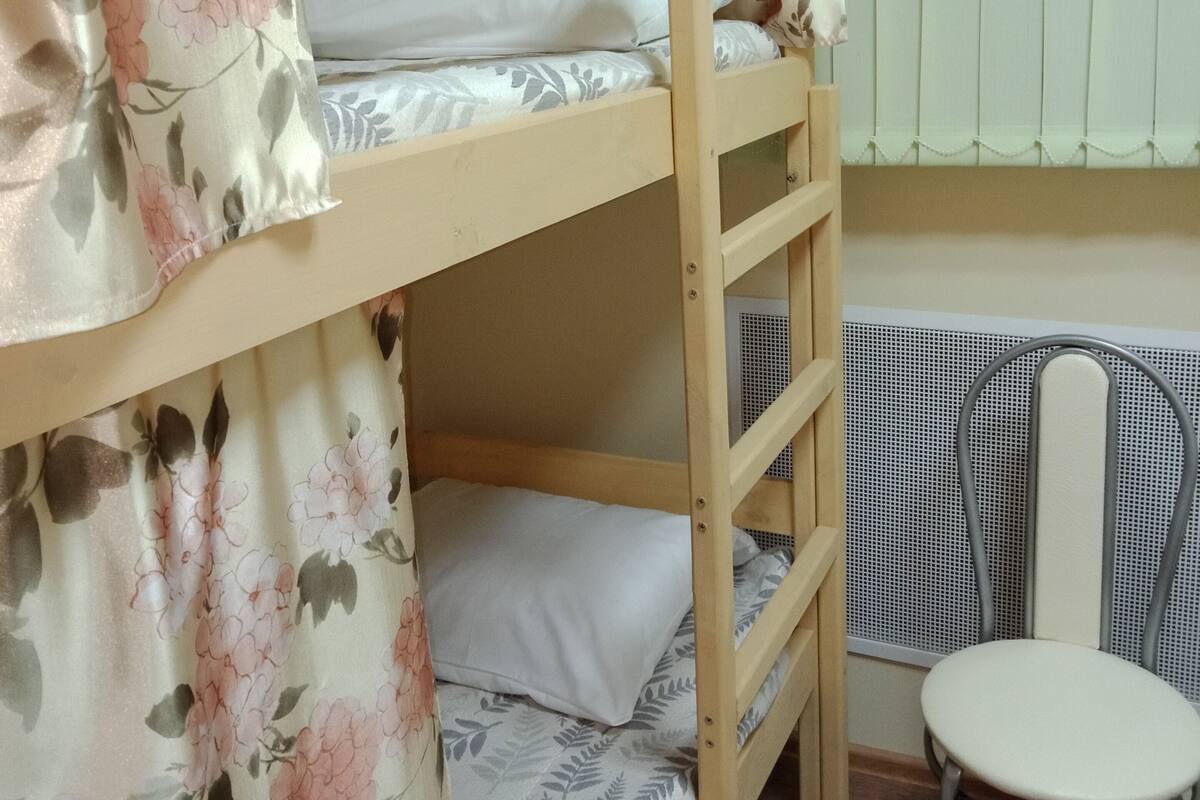 Bed in 4-Bed Female Dormitory Room | 1 bedroom, individually decorated, individually furnished, soundproofing