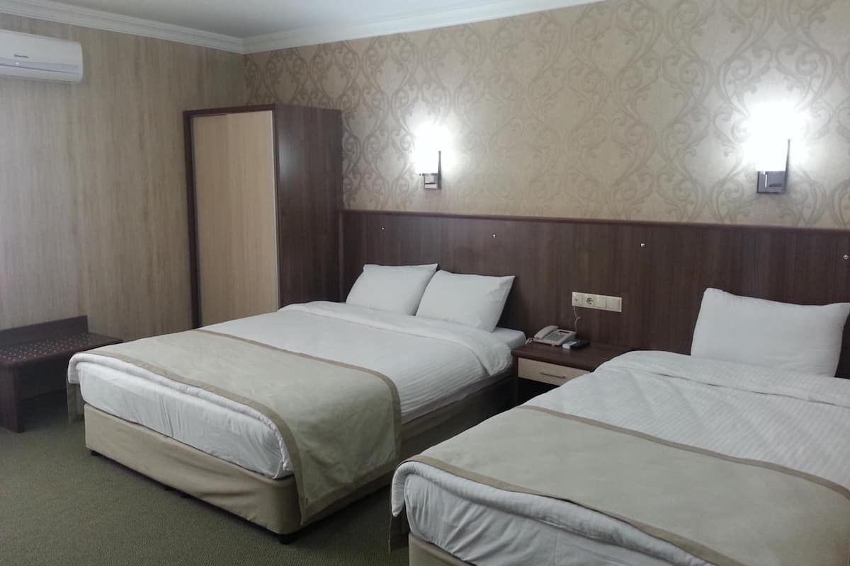 minibar, desk, free wifi, bed sheets