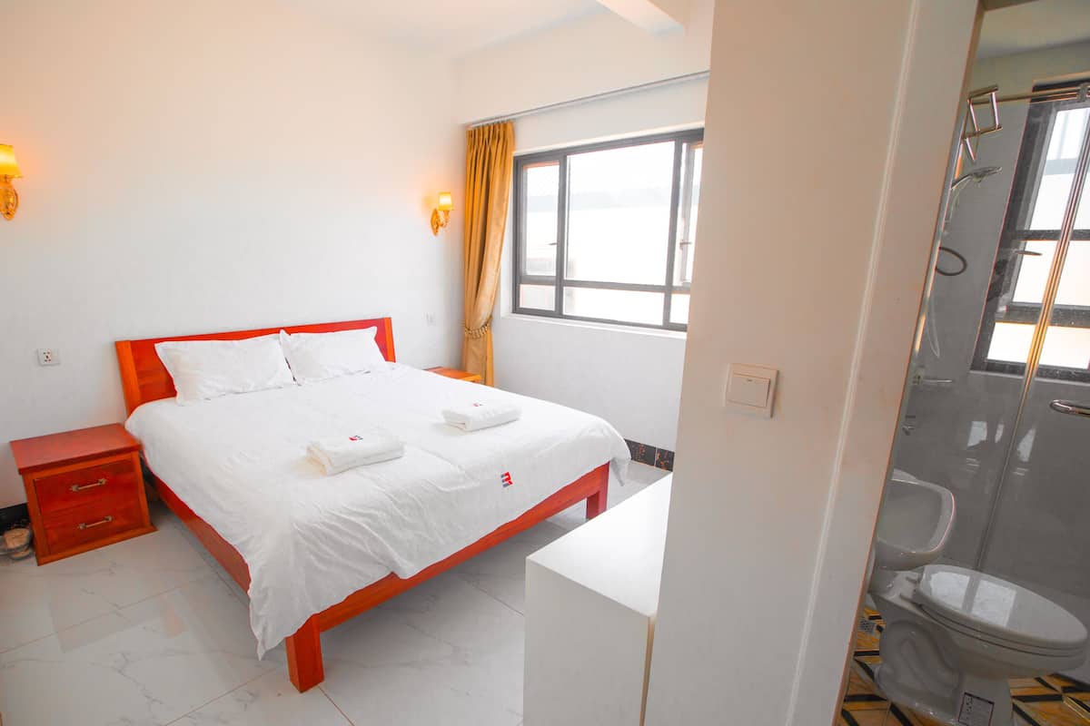 Habitación doble tradicional | Escritorio y wifi gratis