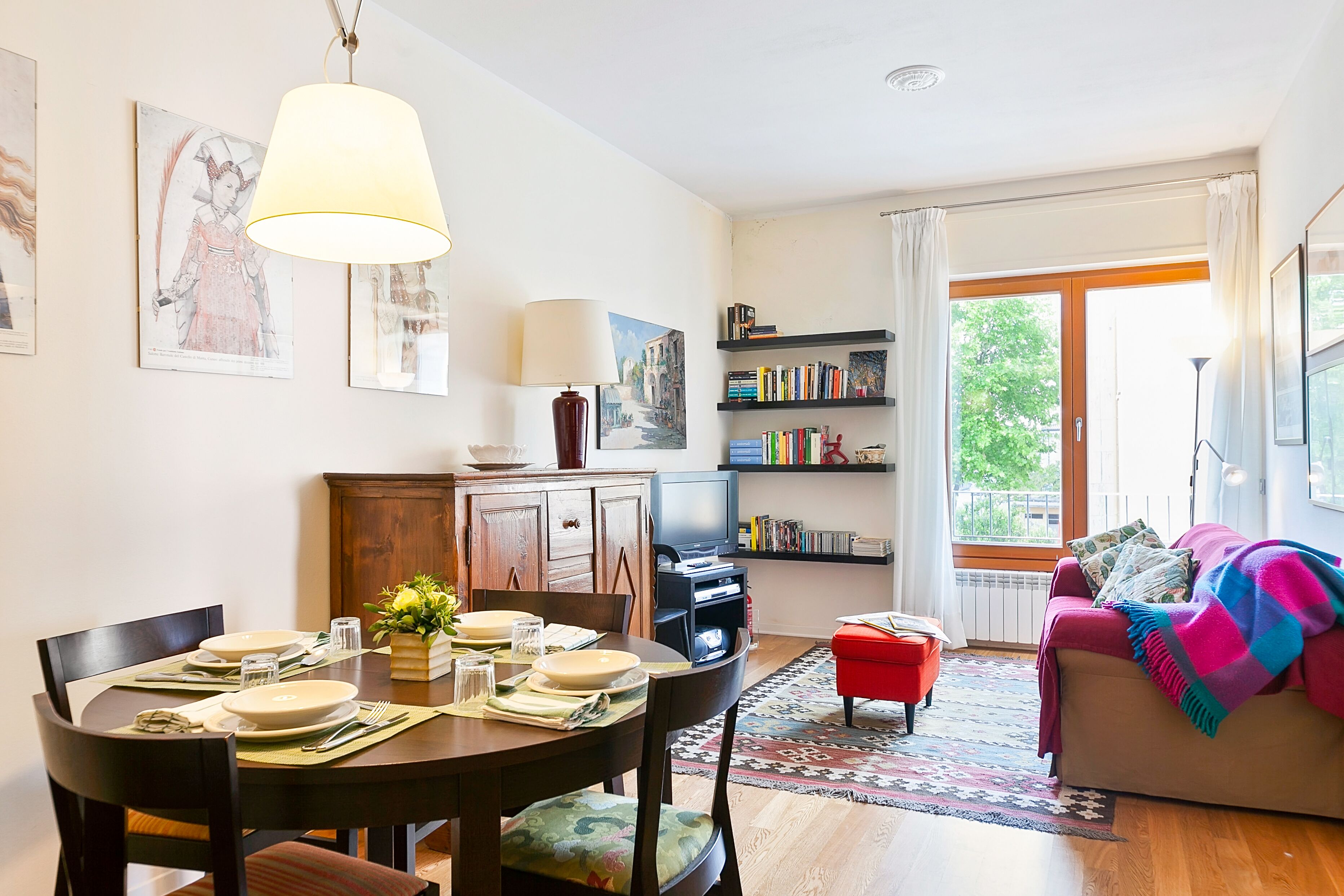 Apartment, 2 Bedrooms | Living area | Flat-screen TV