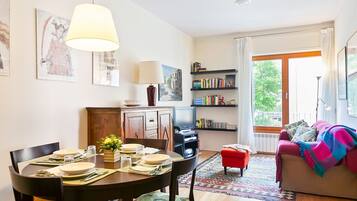 Apartment, 2 Bedrooms | Living area | Flat-screen TV