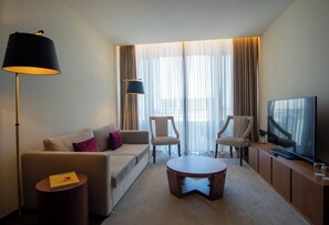 42-inch LCD TV with cable channels, TV, video game console