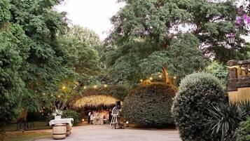 Área externa para banquete