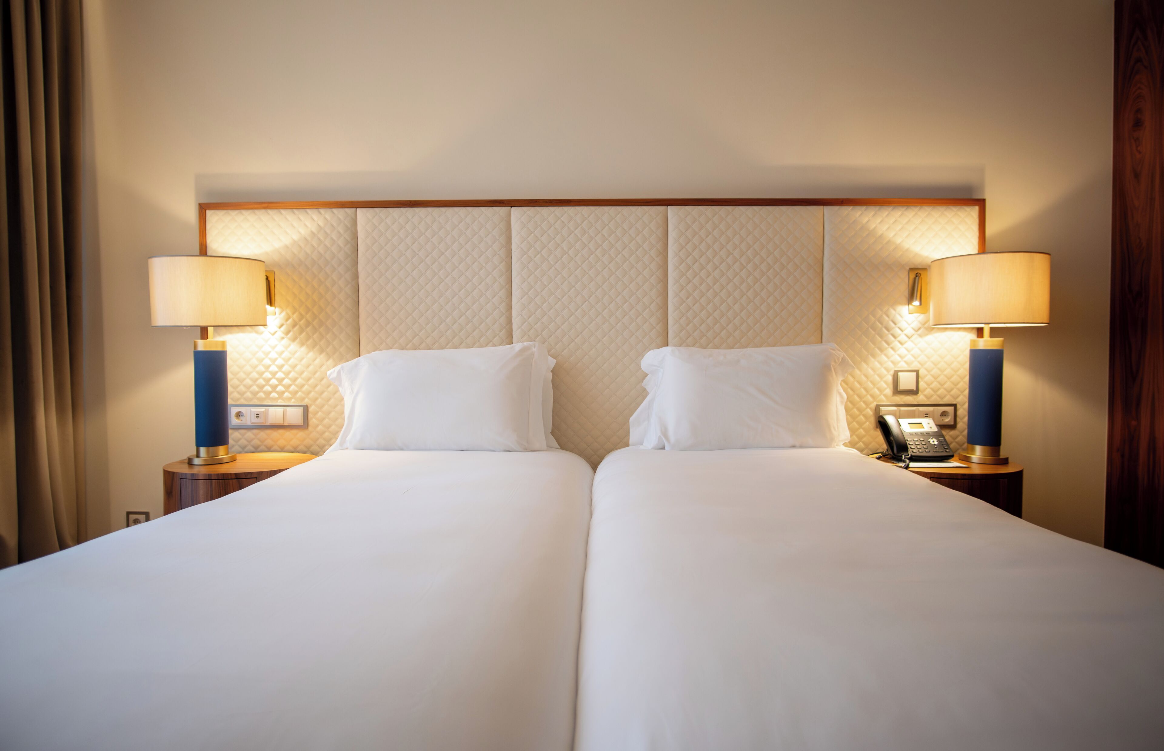 superior room, 2 single beds, balcony | in-room safe, desk, laptop workspace, blackout curtains