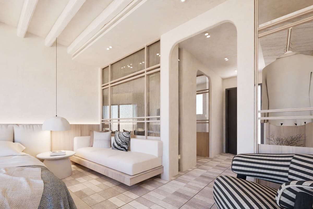 Suite Studio Deluxe | Coffres-forts dans les chambres, bureau, chambres insonorisées