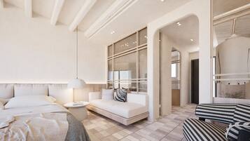 Deluxe-Studiosuite | Zimmersafe, Schreibtisch, schallisolierte Zimmer, kostenloses WLAN