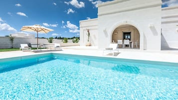 Una piscina riscaldata