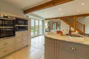 Microwave, dishwasher, high chair
