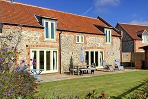 Outdoor dining - Field Corner, Docking, Norfolk (Station Road)