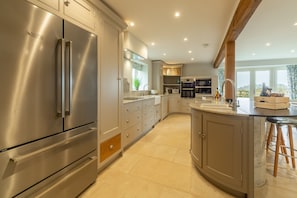 Microwave, dishwasher, high chair