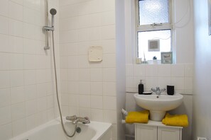 Shower, hair dryer