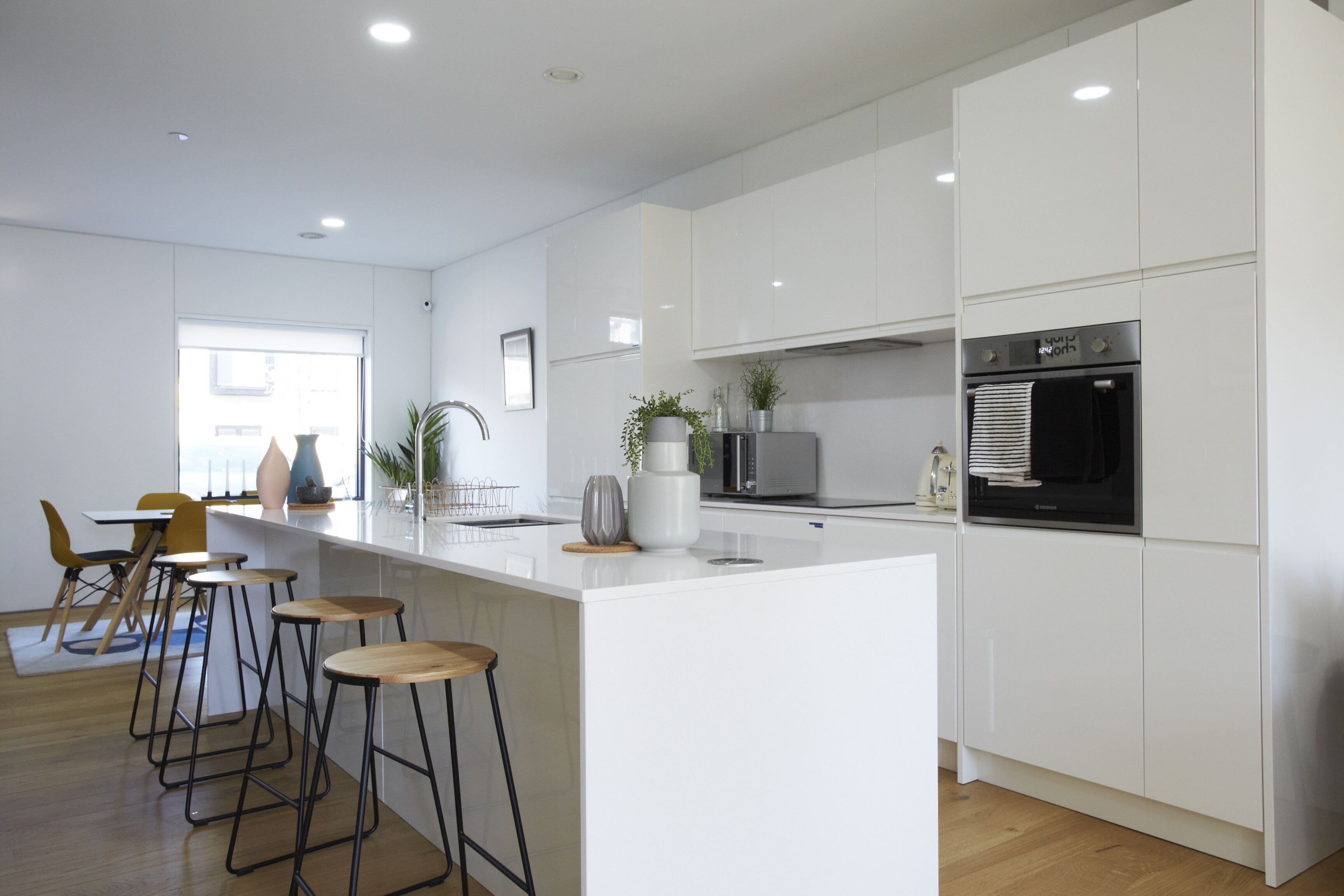 Stylish Modern Home | Private kitchen | Fridge, microwave, oven, stovetop