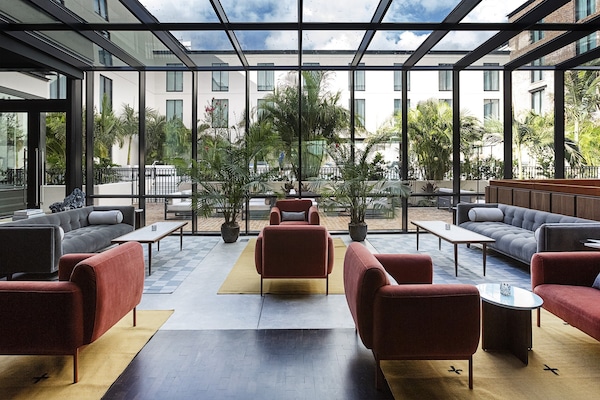 Lobby sitting area