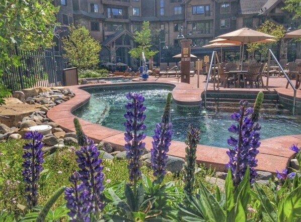 Indoor pool, outdoor pool