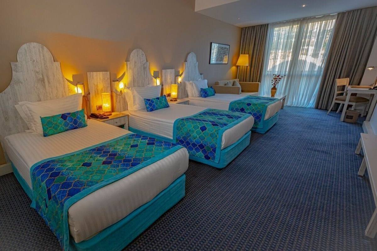 Ropa de cama de alta calidad y minibar
