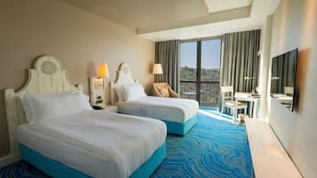 Ropa de cama de alta calidad y minibar