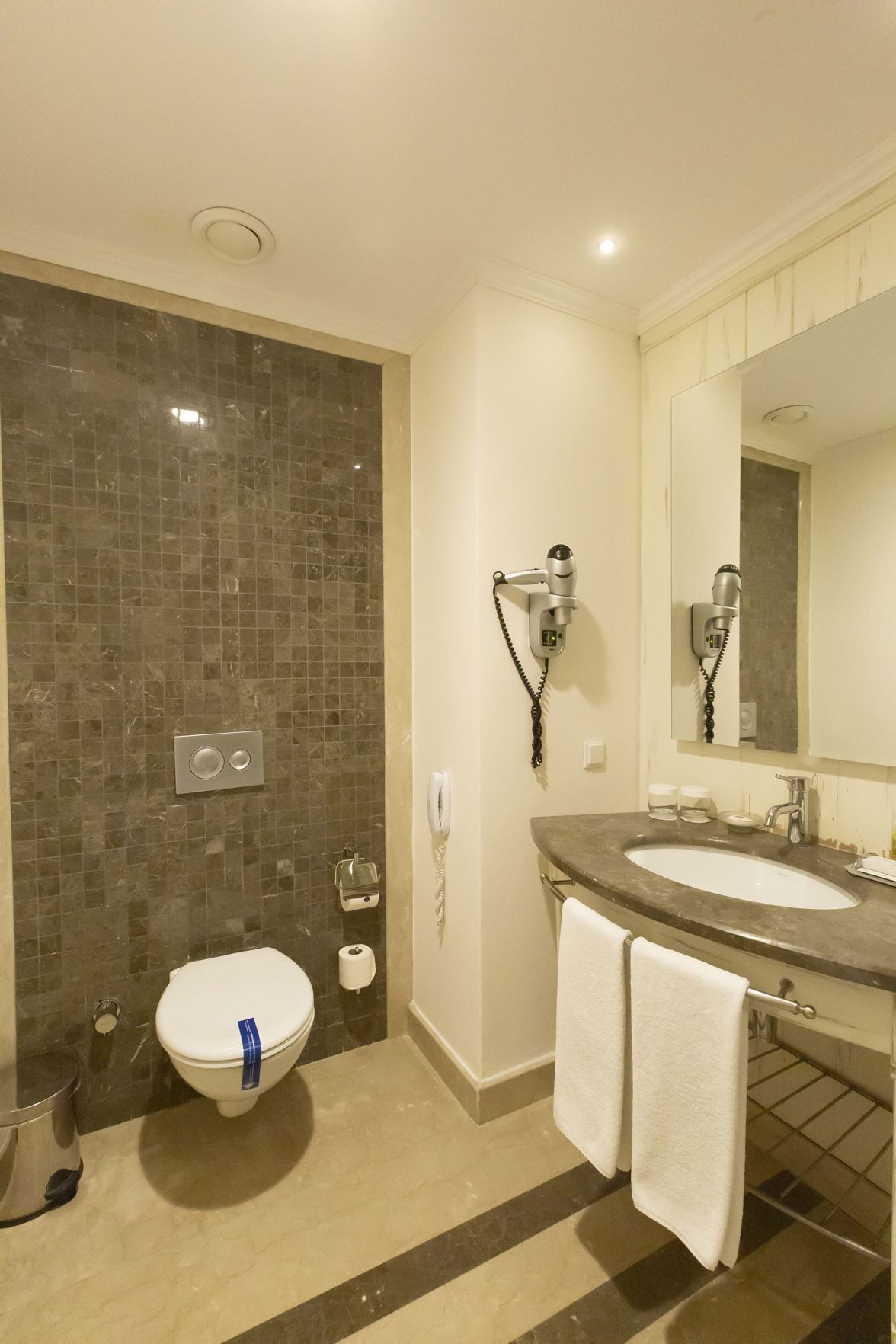 Baño | Amenidades de baño gratuitas, secadora de cabello, pantuflas, bidet 