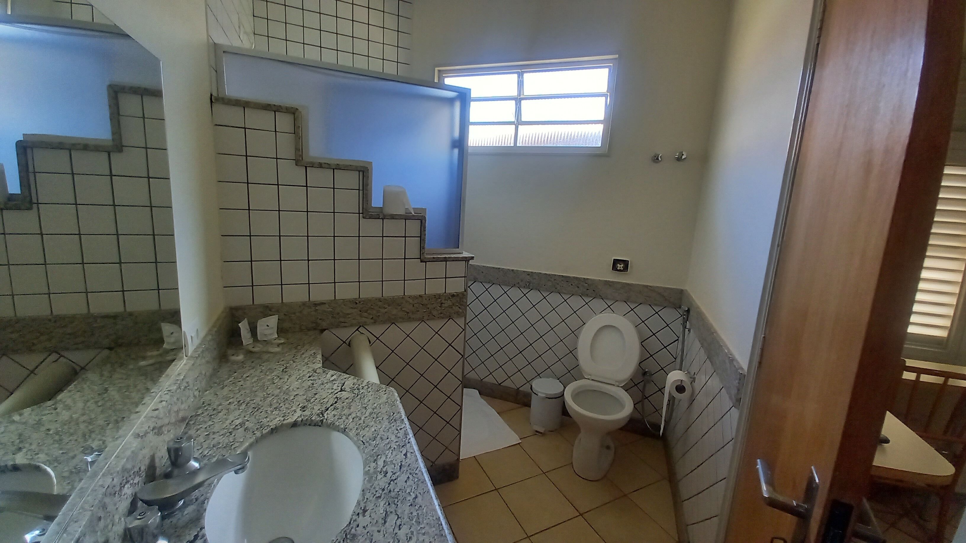 standard room | bathroom | shower, hair dryer, towels