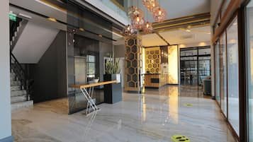 Interior entrance