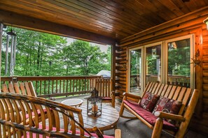 House, Multiple Beds, Hot Tub | Balcony - Cabernet Chalet (McHenry)