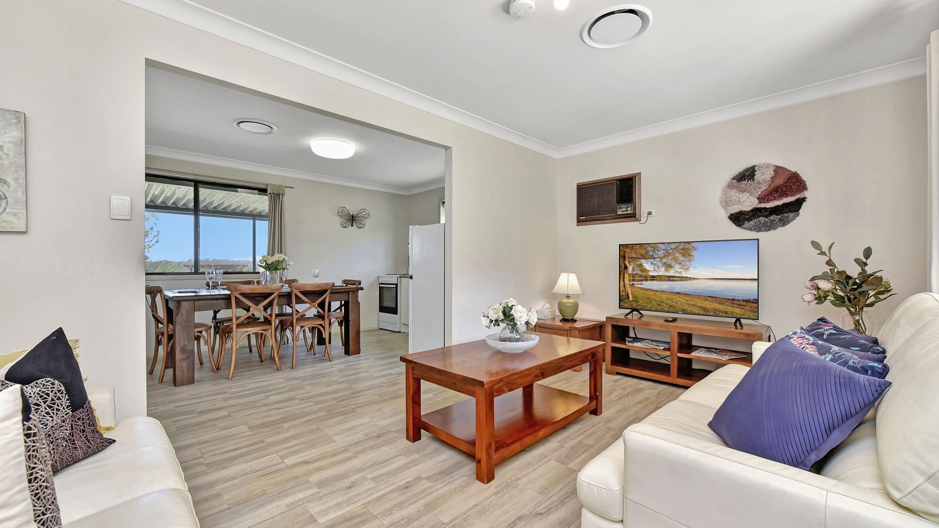 TV, fireplace, DVD player