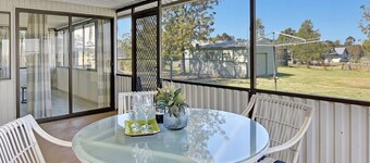 Clydesdale Cottage on Talga with real Clydesdale Horses