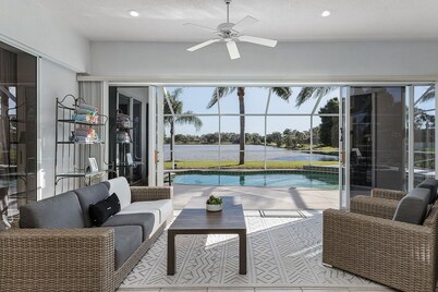 Sunny South-Facing Salt & Heated Pool Spa on FISHING Lake FallWinter 25-26 Avail