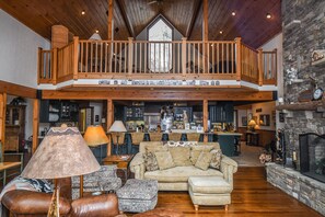 Living room - Camp Boragno (McHenry)