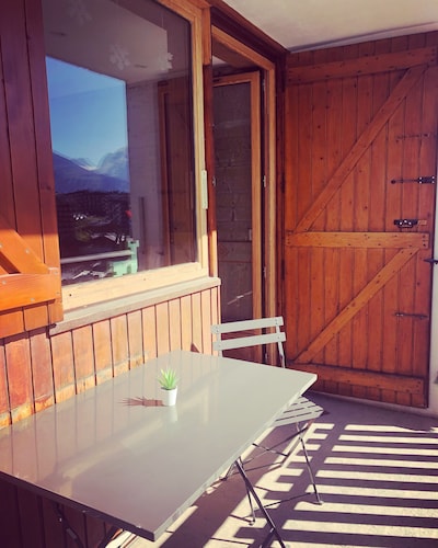 Fully renovated studio cabin for 2-4 people in Tignes le lac  