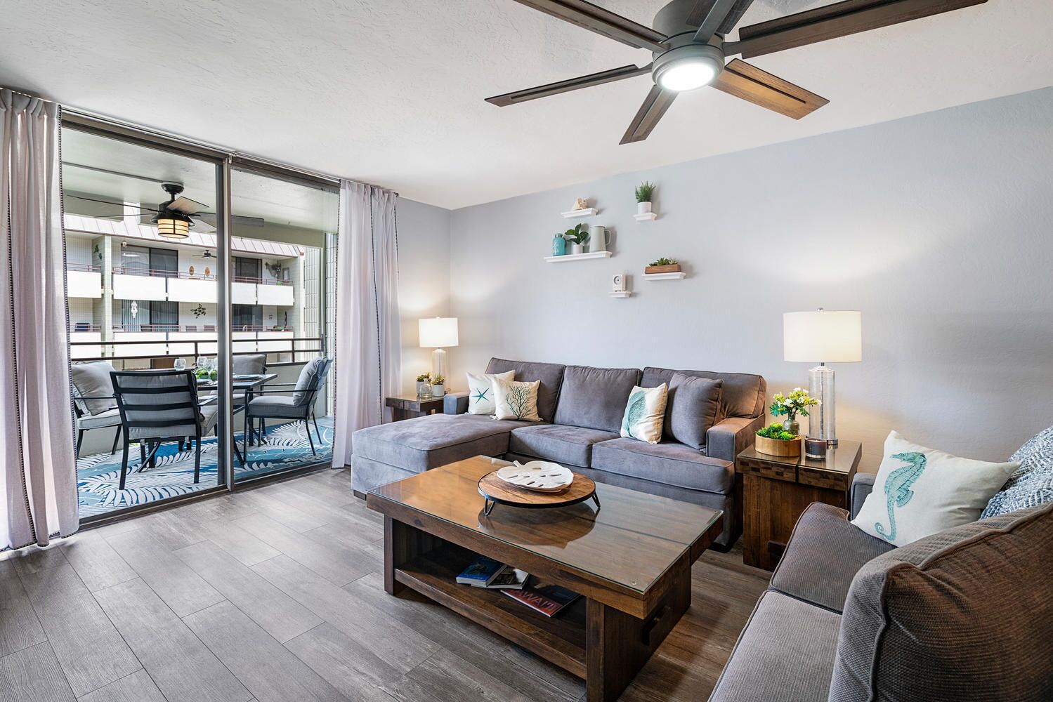 TV, DVD player, books