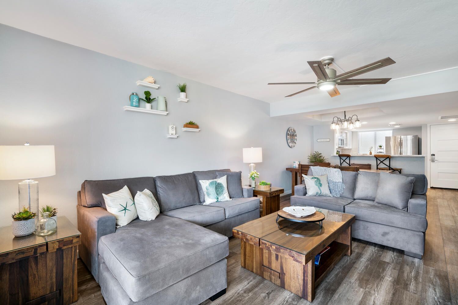 TV, DVD player, books