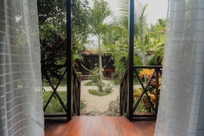 เคบินสำหรับครอบครัว (Cabaña Gaviota) | ตู้นิรภัยในห้องพัก, ผ้าม่านกันแสง, ผ้าปูที่นอน