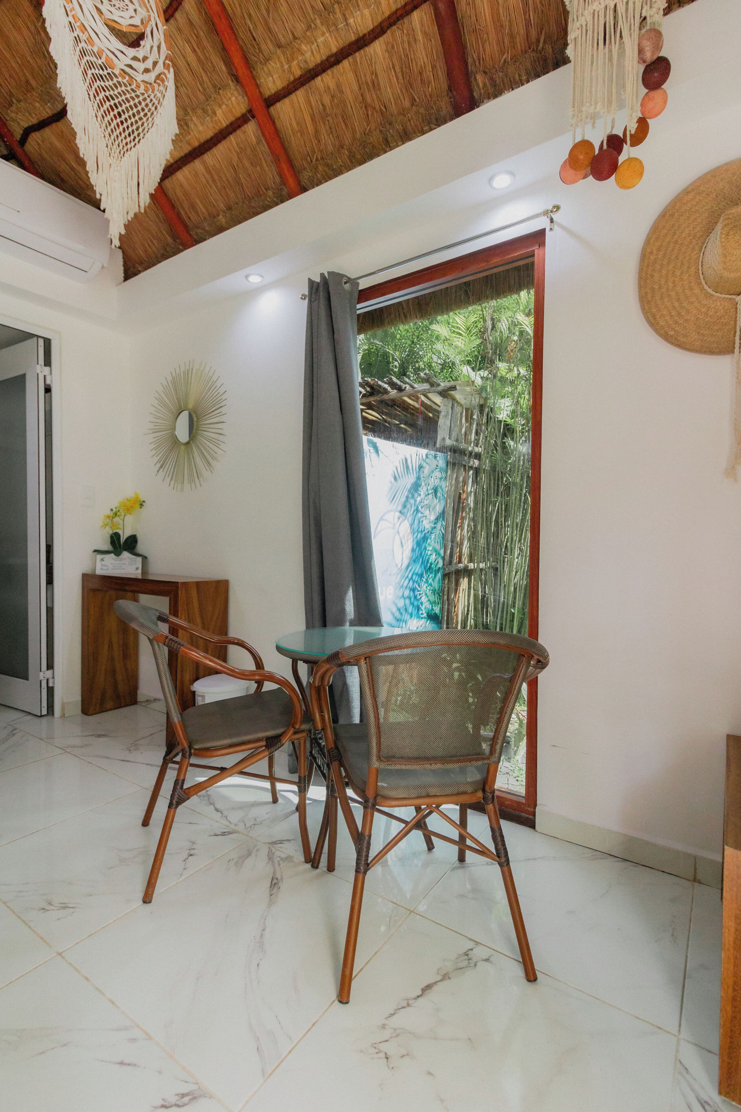 Deluxe-Ferienhütte (Villa Canario) | Zimmersafe, Verdunkelungsvorhänge, Bettwäsche