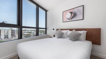 1 chambre, literie de qualité supérieure, surmatelas