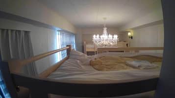 Hypo-allergenic bedding, individually decorated, individually furnished