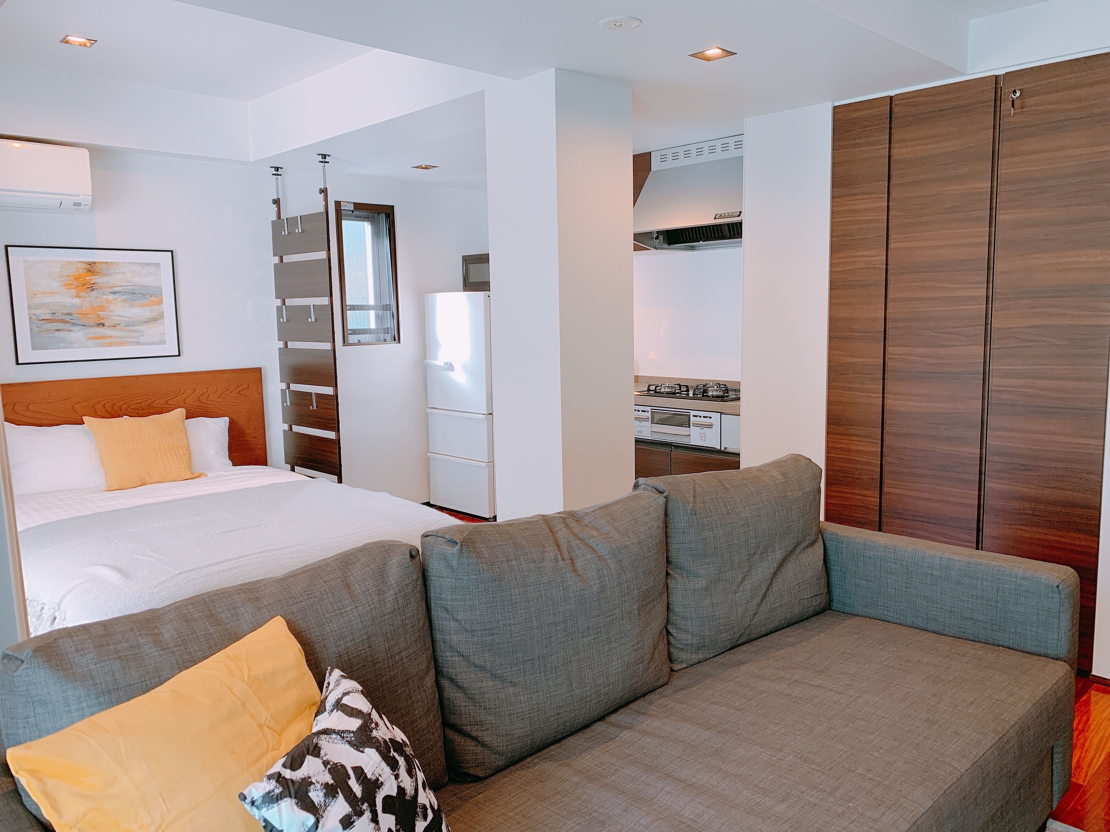 Appartement (Studio, 201) | 1 chambre, bureau, fer et planche à repasser, accès au Wi-Fi (inclus)