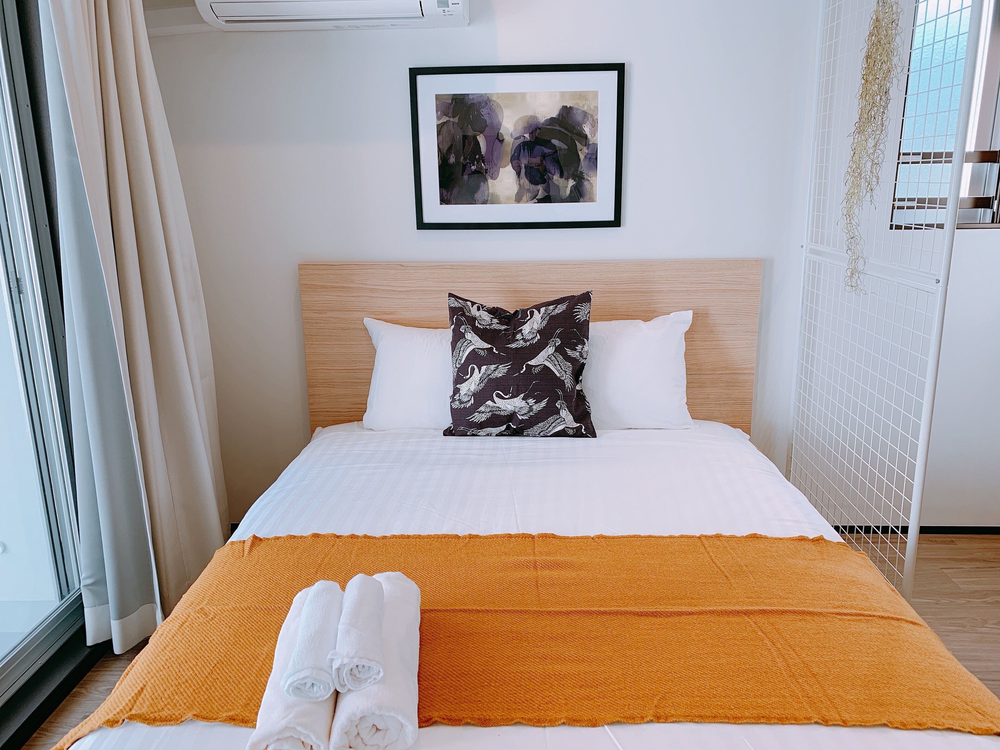 Appartement (Studio, 301) | 1 chambre, bureau, fer et planche à repasser, accès au Wi-Fi (inclus)