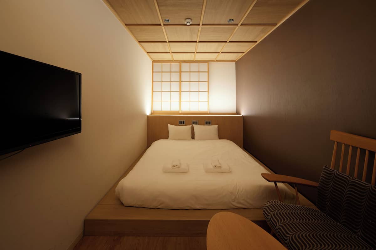 1 chambre, literie hypoallergénique, lit avec matelas Select Comfort