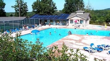 Indoor pool, a heated pool
