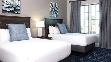 2 bedrooms, in-room safe, iron/ironing board, WiFi