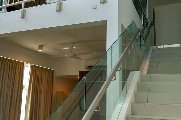Stair to upper level.